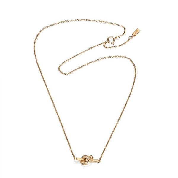 Love Knot & Stars Necklace Gold von Efva Attling, Schneller Versand - Nordicspectra.de