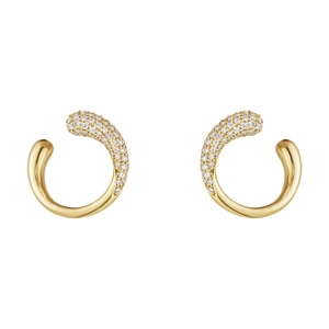 Mercy Örhängen Guld med 0.38 ct Diamanter - Georg Jensen örhängen - Snabb frakt & paketinslagning - Nordicspectra.se
