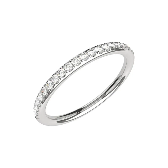Aure 26 White Gold - Wedding & engagement rings - Schalins - Scandinavian design - Nordic Spectra