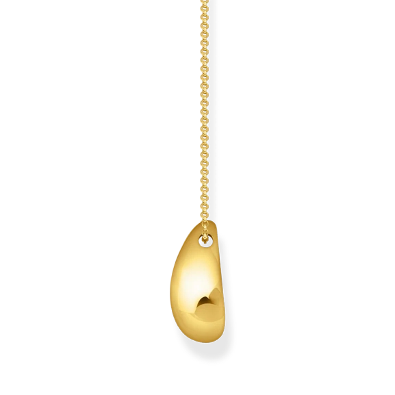 Halsband med Droppformat Hängsmycke Guld - Thomas Sabo - Snabb leverans & paketinslagning - Nordic Spectra