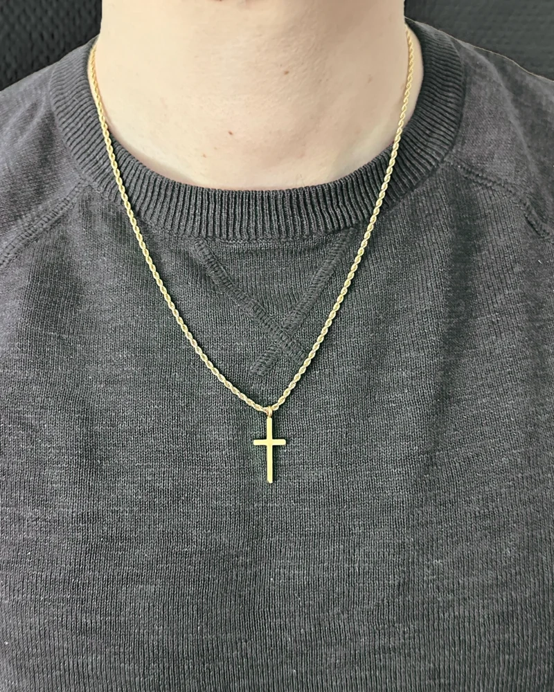 TERRY CROSS Halsband Guld - AROCK - Trendiga herrsmycken - Nordic Spectra