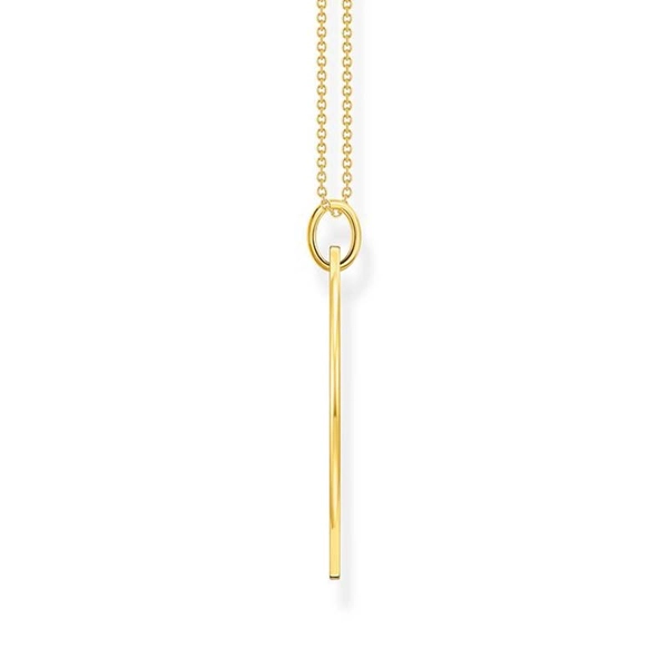 Halsband Tag med Vita Stenar Guld - Thomas Sabo halsband - Snabb frakt & paketinslagning - Nordicspectra.se