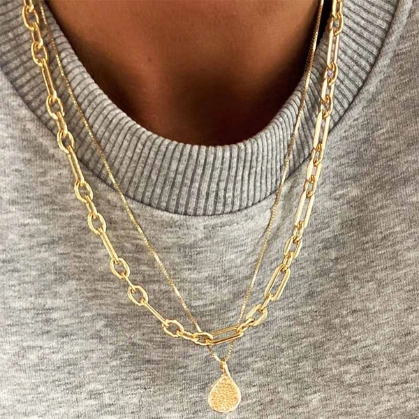 Chunky Chain Gold - Emma Israelsson - Snabb frakt & paketinslagning - Nordicspectra.se