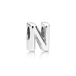 Buchstabe N Alphabet-Charm von PANDORA, Schneller Versand - Nordicspectra.de