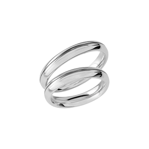 SR1047-4 White Gold - Wedding & engagement rings - Schalins - Scandinavian design - Nordic Spectra