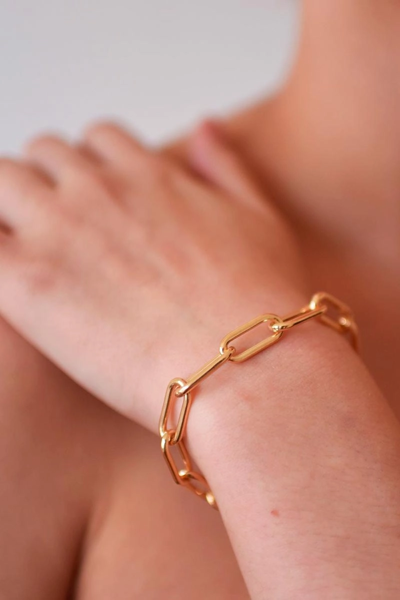 Link Chain Bracelet Gold - Sophie By Sophie - Snabb frakt & paketinslagning - Nordicspectra.se