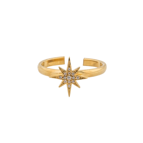 One Star Ring Gold -CU Jewellery - Snabb frakt & paketinslagning - Nordicspectra.se