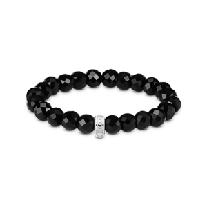 Charm-Armband Obsidian-Beads oval - Thomas Sabo - Nordic Spectra