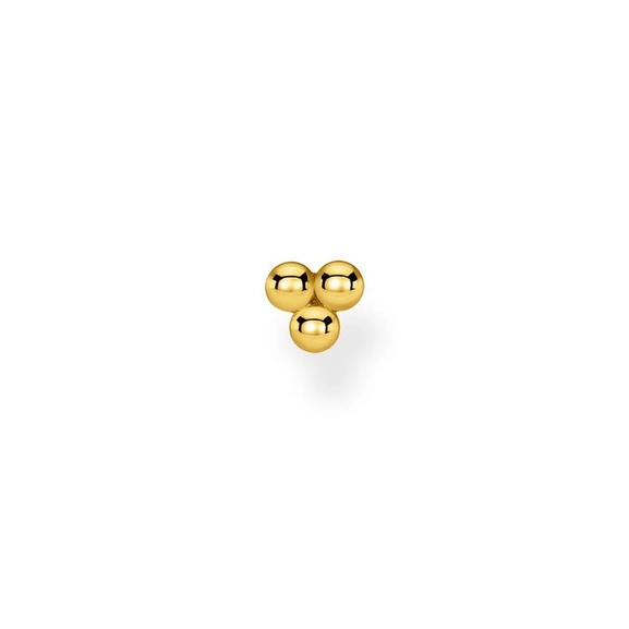 Einzel Ohrstecker Kugeln Gold von Thomas Sabo, Schneller Versand - Nordicspectra.de