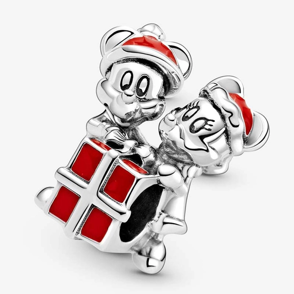 Disney Musse Pigg och Mimmi Pigg Julklapp Berlock - PANDORA - Snabb frakt & paketinslagning - Nordicspectra.se