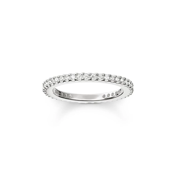 Eternityring Pavé Silber von Thomas Sabo, Schneller Versand - Nordicspectra.de