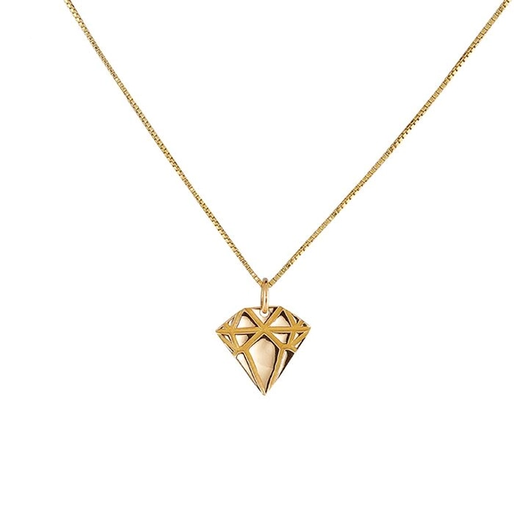 18K Gold Diamond Necklace - Emma Israelsson - Snabb frakt & paketinslagning - Nordicspectra.se