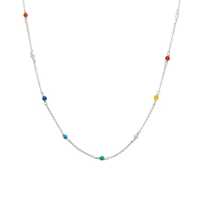 Santa Monica Necklace Silver - Syster P - Snabb leverans & Gratis paketinslagning - Nordic Spectra