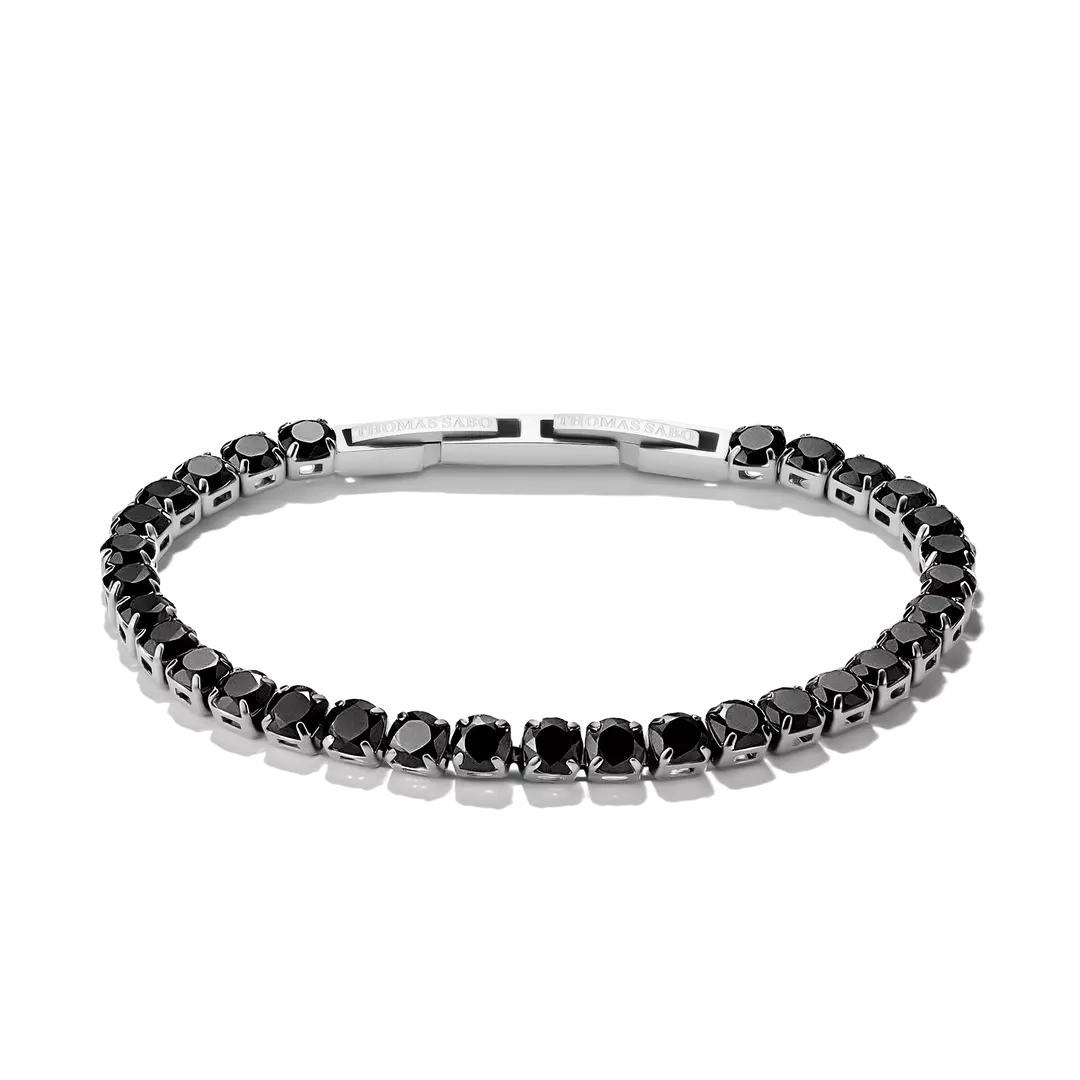 Thomas Sabo - Rebel Svart Tennisarmband