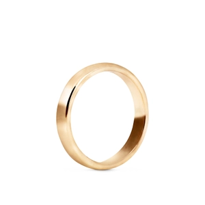 Wedding Band 1946 Rounded 4 mm Gold - Nordic Spectra - Verstärkt die großen Ereignisse des Lebens - Nordic Spectra