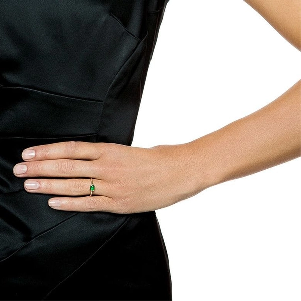 Love Bead Ring Gold - Green Agate - Efva Attling ringar - Snabb frakt & paketinslagning - Nordicspectra.se