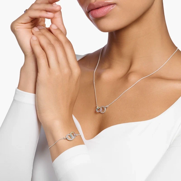 Svärtat Silverarmband Together Färgstenar - Thomas Sabo - Snabb leverans & paketinslagning - Nordic Spectra