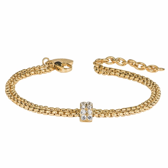 CLARISSA Chain Armband Guld - Astrid & Agnes - Snabb frakt & paketinslagning - Nordicspectra.se