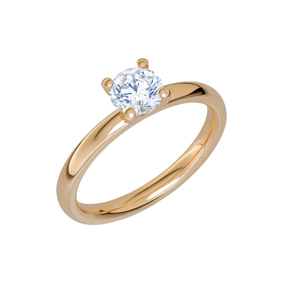 Glint 0.70 Gold - Wedding & engagement rings - Schalins - Scandinavian design - Nordic Spectra