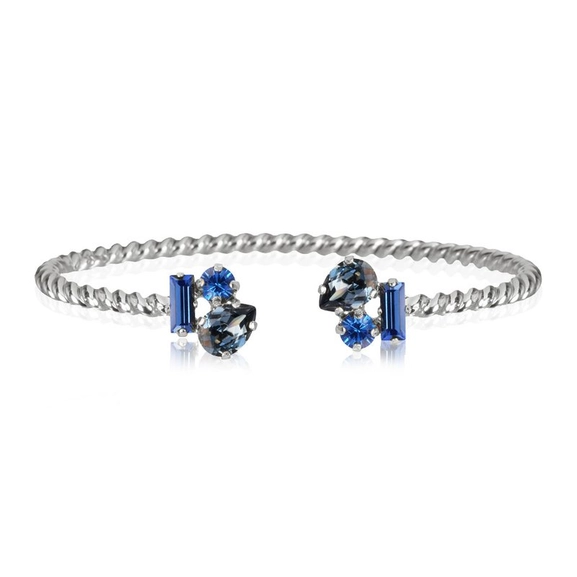 Isa Bracelet Rhodium Blue Combo - Caroline Svedbom - Snabb frakt & paketinslagning - Nordicspectra.se