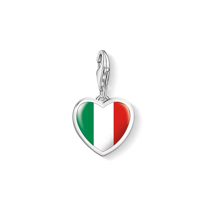 Italien Flagga Hjärta Berlock