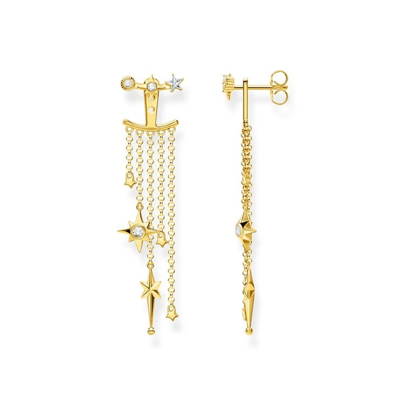 Ear Jacket med Stjärnor och Stenar Guld - Thomas Sabo örhängen - Snabb frakt & paketinslagning - Nordicspectra.se