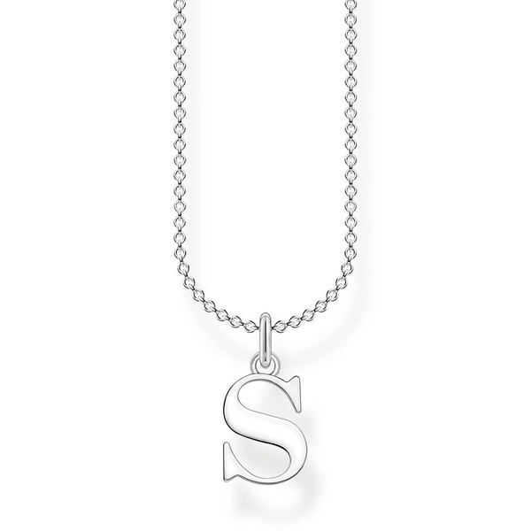 Bokstavshalsband - S - Thomas Sabo halsband - Snabb frakt & paketinslagning - Nordicspectra.se