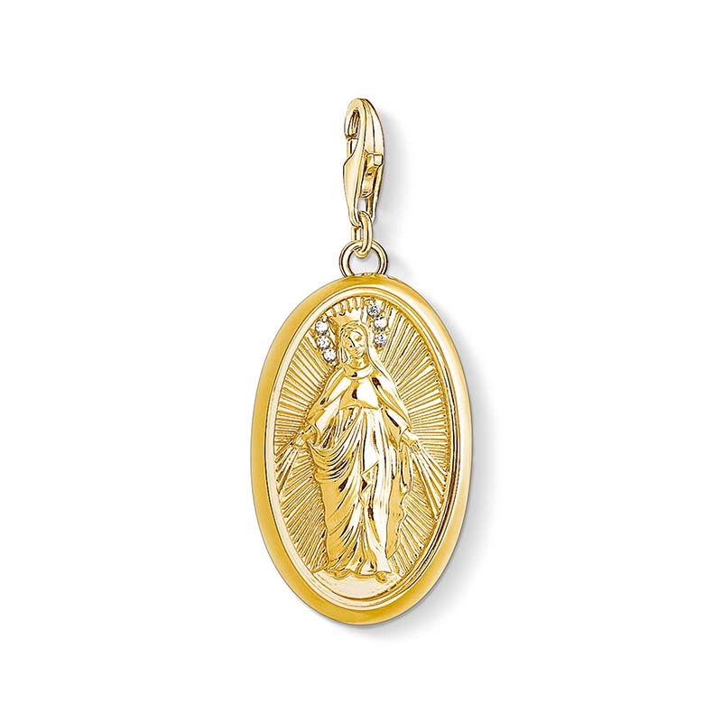 Den Heliga Madonnan Guld Berlock