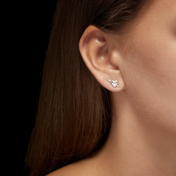 Tuvstarr's Heart Ear Stud - Maria Nilsdotter - 1-2 dagars leverans - Nordic Spectra
