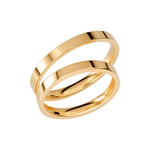 SR1037-2.5 Guld - Vigsel- & förlovningsringar - Schalins - Fri storleksändring* - Nordic Spectra