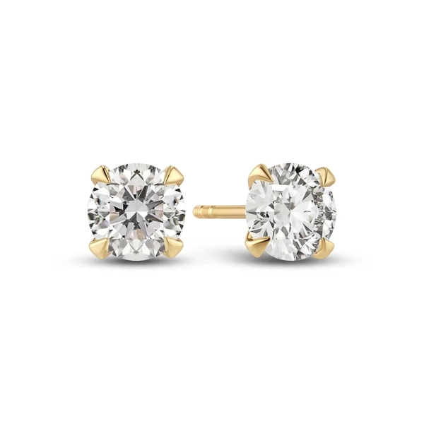 Venice Grande Earrings i 14K guld med gnistrande labbodlade diamanter