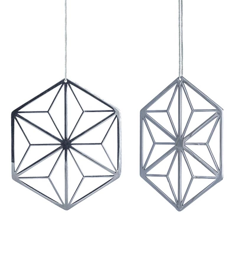 DECO Snowflake Juldekoration Stål - Astrid & Agnes - Snabb frakt & paketinslagning - Nordicspectra.se