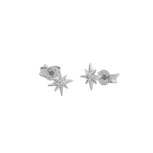 One Star Small Ear Silver -CU Jewellery - Snabb frakt & paketinslagning - Nordicspectra.se