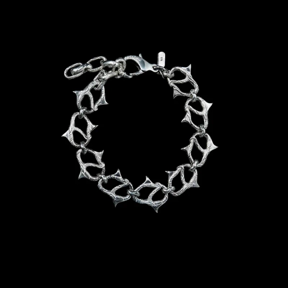 Thorn Chain Bracelet i silver