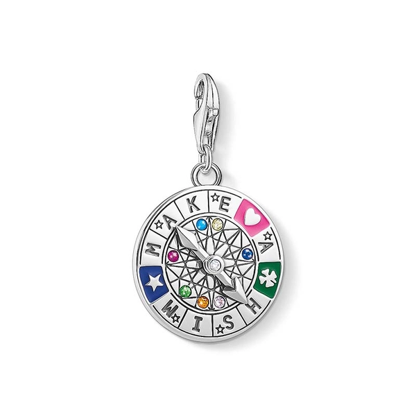 Charm-Anhänger Schicksalsrad - Make a Wish von Thomas Sabo, Schneller Versand - Nordicspectra.de