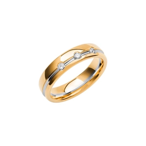 SR4019 Gold/White Gold - Wedding & engagement rings - Schalins - Scandinavian design - Nordic Spectra