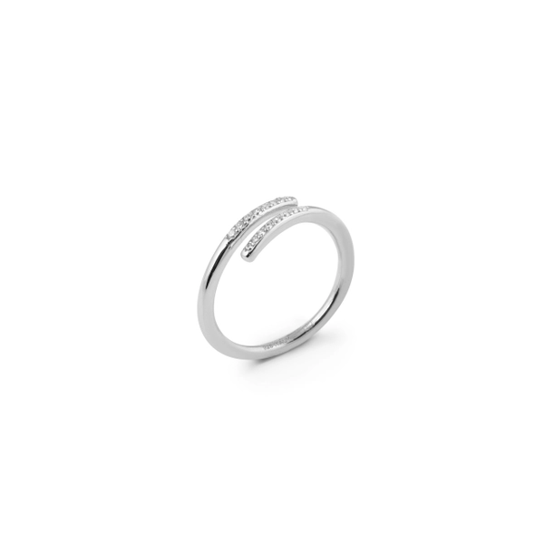 Loop Stone Ring Silver -CU Jewellery - Snabb frakt & paketinslagning - Nordicspectra.se