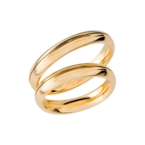 SR1047-4 Guld - Vigsel- & förlovningsringar - Schalins - Fri storleksändring* - Nordic Spectra