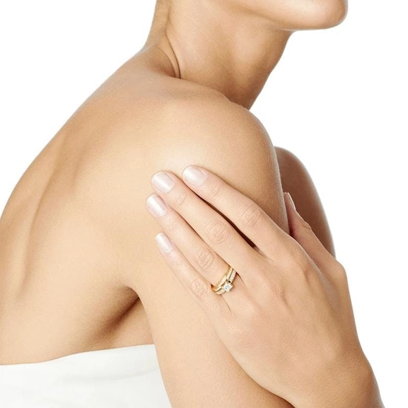 Deco Thin Ring White Gold - Efva Attling ringar - Snabb frakt & paketinslagning - Nordicspectra.se