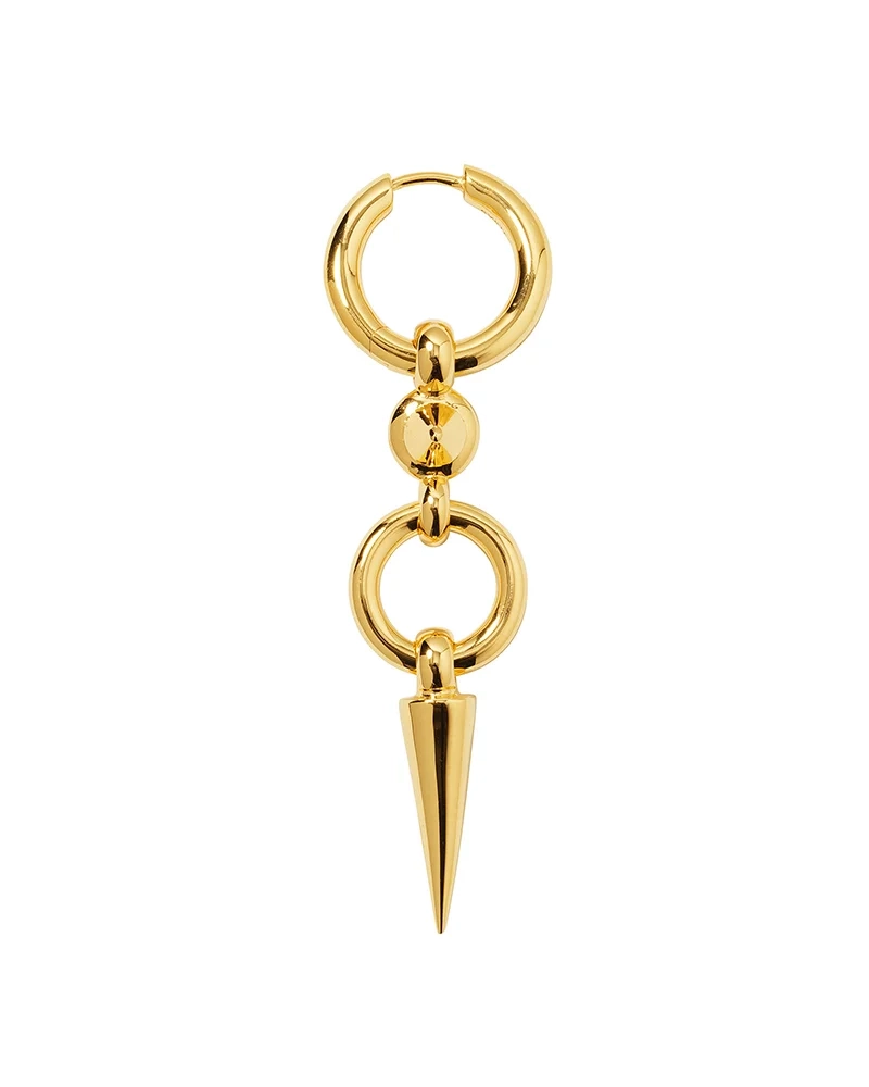 Juno Long Single Earring Gold - Syster P - Snabb leverans & Gratis paketinslagning - Nordic Spectra