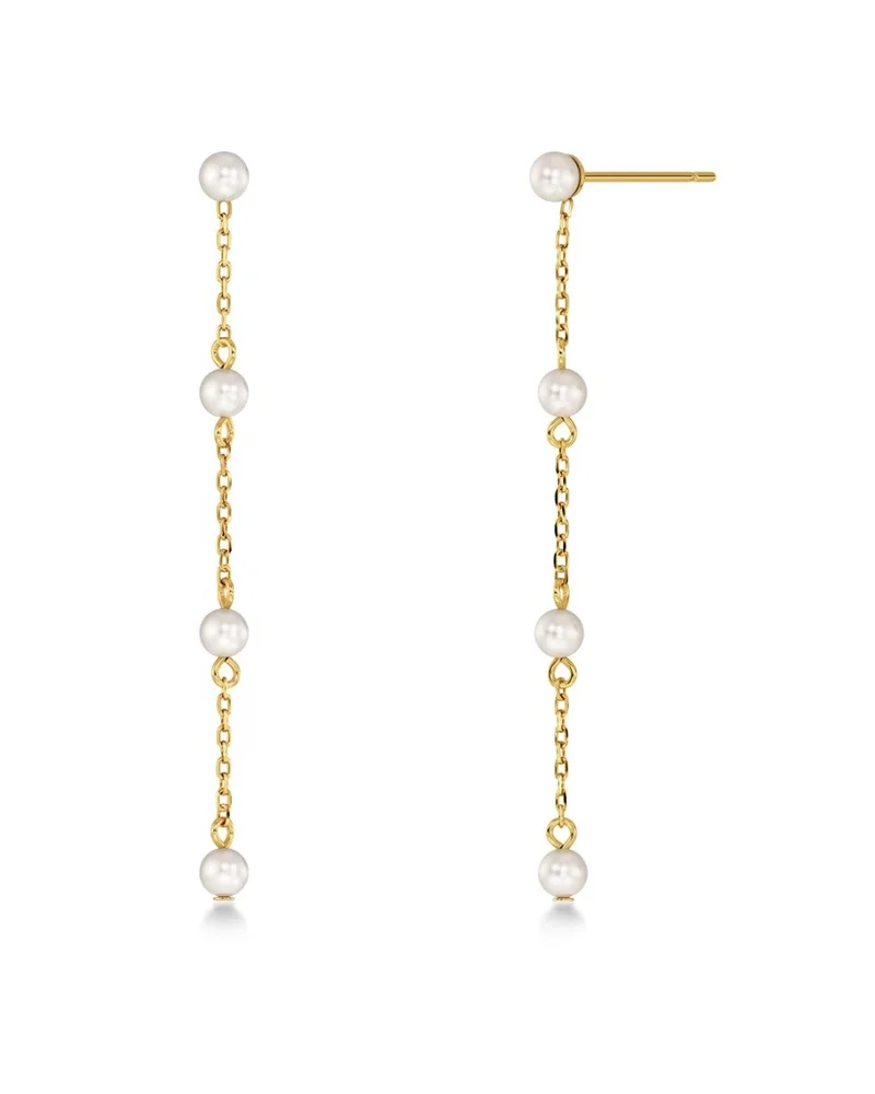 Lilo örhängen i 14K guldplätering med pärlemorpärla