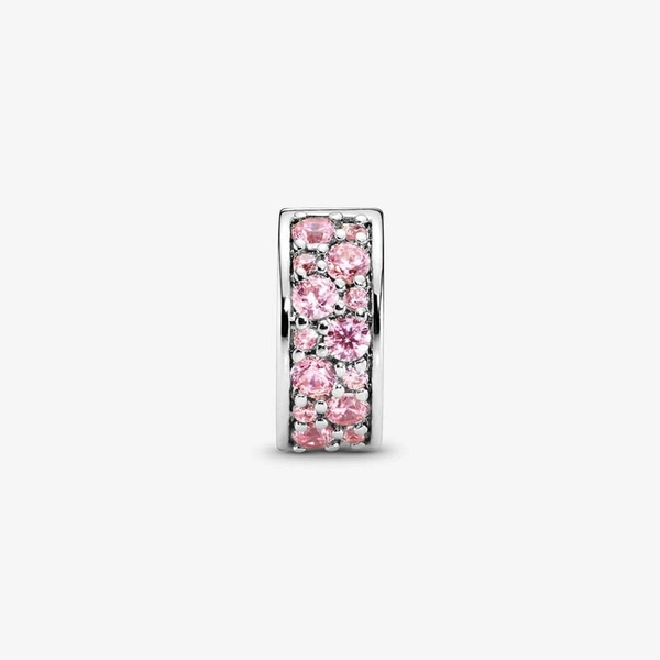 Rosa Pavé Klämstopp - PANDORA - Snabb frakt & paketinslagning - Nordicspectra.se