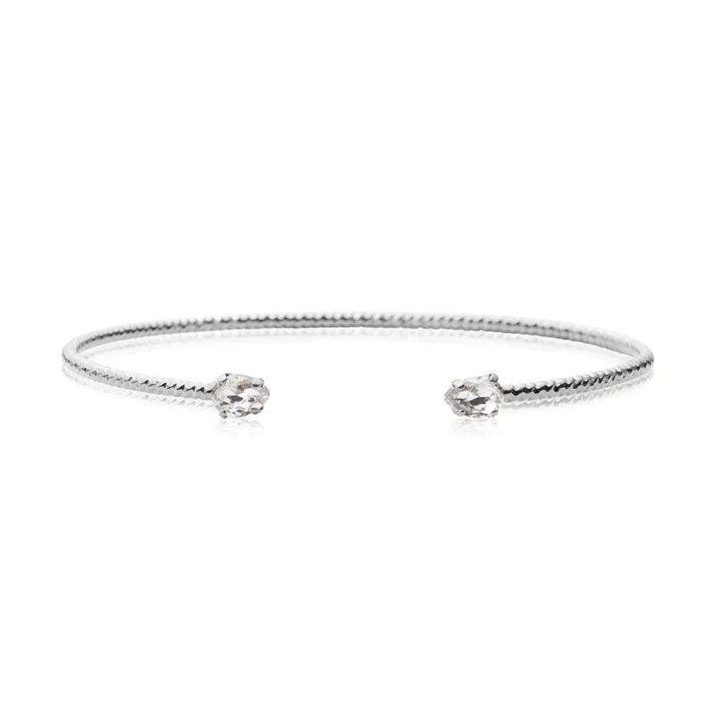 Caroline Svedbom - Amelia Bracelet Rhodium Crystal