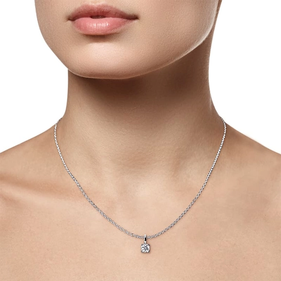 Sofia Diamond Necklace White Gold von Nordic Spectra, Schneller Versand - Nordicspectra.de