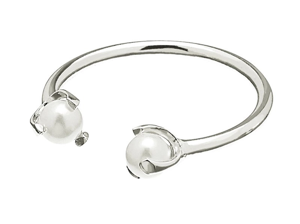 Pearl Small Ring Silver -CU Jewellery - Snabb frakt & paketinslagning - Nordicspectra.se
