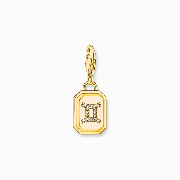 Tvillingen Stjärntecken Berlock Guld - Thomas Sabo - Snabb leverans & paketinslagning - Nordic Spectra