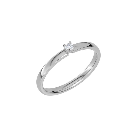 Glimmer 0.05 White Gold - Wedding & engagement rings - Schalins - Scandinavian design - Nordic Spectra