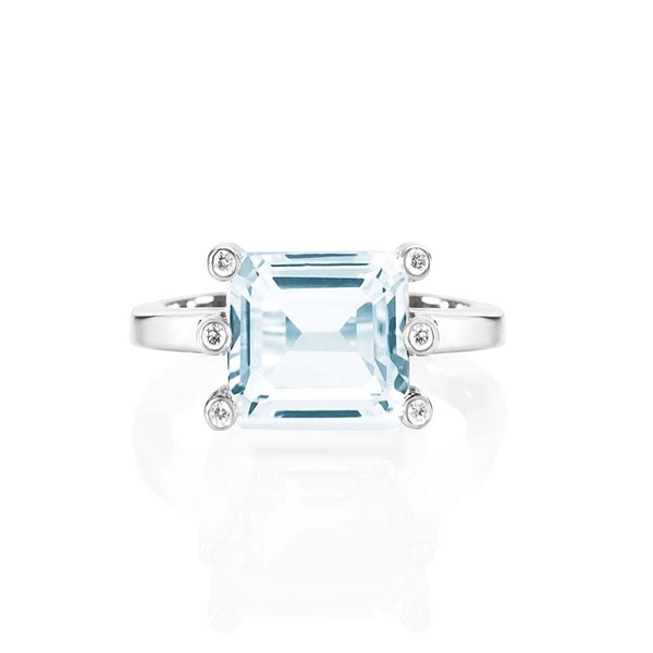 Beautiful Dreamer Ring - Topaz White Gold - Efva Attling - Suuri valikoima & ilmainen lahjapaketointi - Nordicspectra.fi