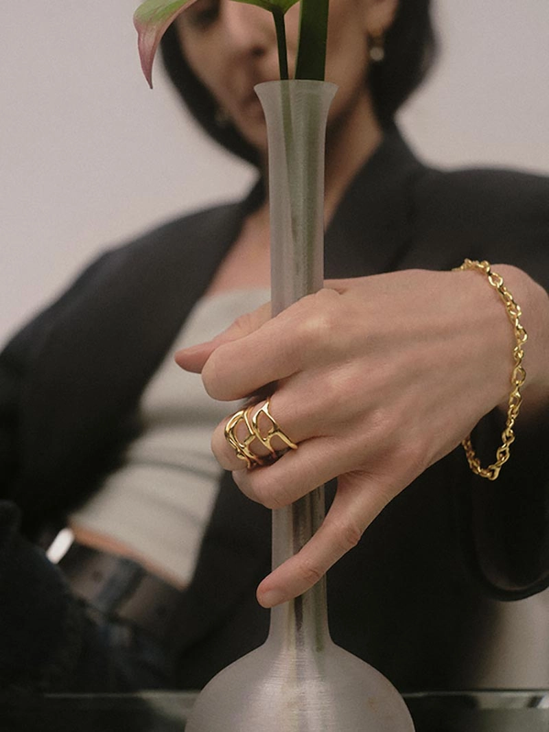 Juno Bracelet Gold - Maria Black - Snabb frakt & paketinslagning - Nordic Spectra