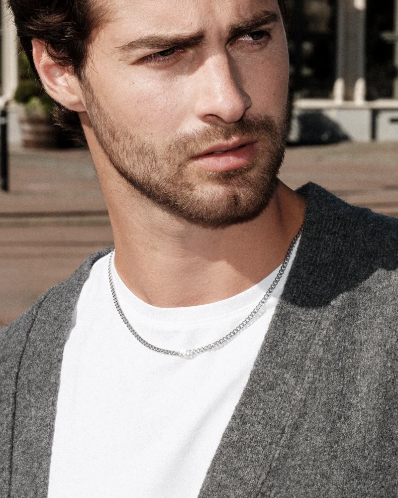 LEO Halsband Stål - AROCK - Trendiga herrsmycken - Nordic Spectra